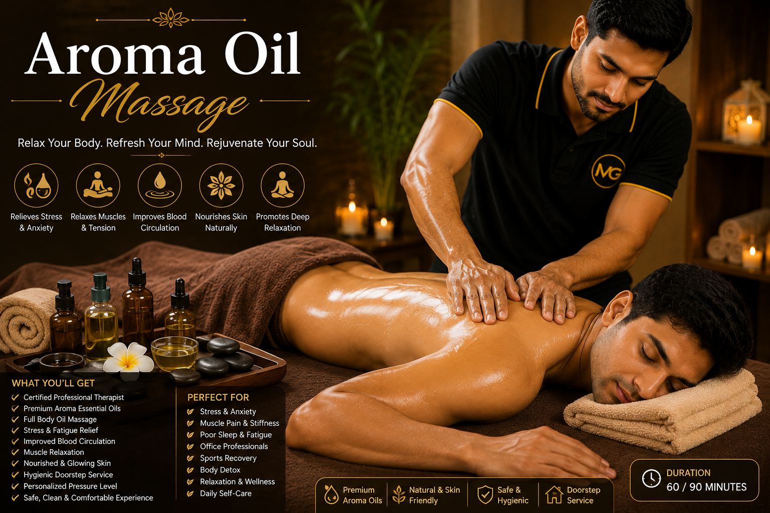 Aroma Oil Massage